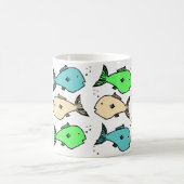Farbenfrohe tropische Fische Kaffeetasse (Mittel)