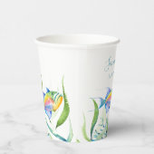 Farbenfrohe tropische Fische Pappbecher (Rechts)