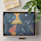 Farbenfrohe tropische Fische Seidenpapier (Geschenk)