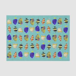 Farbenfrohe tropische Fische Seidenpapier