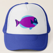 Farbenfrohe tropische Fische Truckerkappe (Vorderseite)