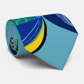 Farbenfrohe tropische Fische unter Wasser Muster Krawatte (Gerollt)