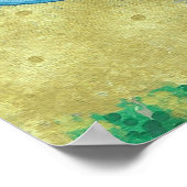 Farbenfrohe tropische Fischmalerei Poster (Ecke)