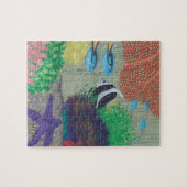 Farbenfrohe tropische Fischmalerei Puzzle (Horizontal)