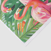 Farbenfrohe tropische Flamingos Dekoupage Tissue Seidenpapier (Ausschnitt)