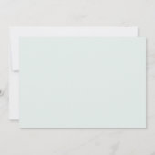 Farbenfrohe tropische Flora | Horizontal grün Save The Date (Rückseite)