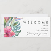 Farbenfrohe tropische Flora | Seekarten (Vorderseite)