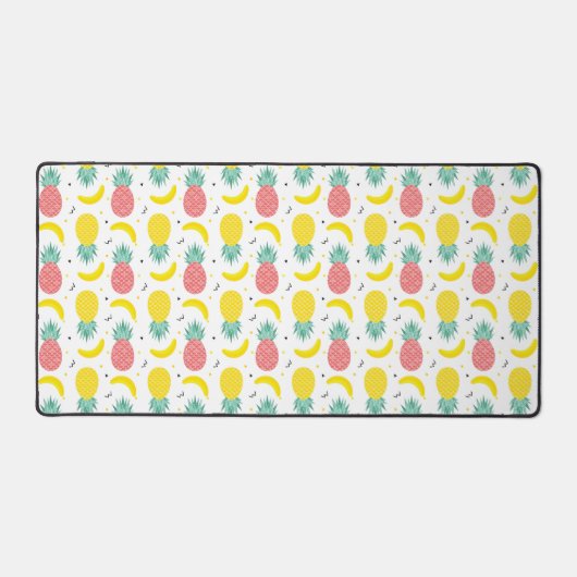 Farbenfrohe tropische Fruchtmuster Schreibtischunterlage (Vorderseite)