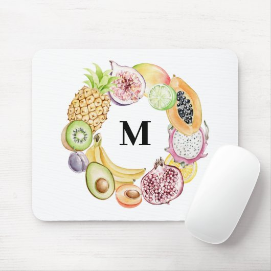 Farbenfrohe Tropische Fruchtsaftfresse Mousepad (Mit Mouse)