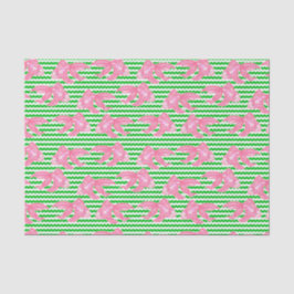 Farbenfrohe tropische Goldfish-Zickzack Muster Seidenpapier