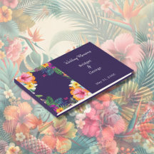 Farbenfrohe tropische hawaiianische Hochzeit