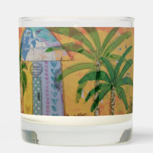 Farbenfrohe tropische Hütte Punkt Tür