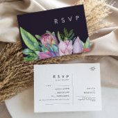 Farbenfrohe tropische Lila Song-Anfrage UAWG Postkarte