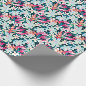 Farbenfrohe tropische Muster Geschenkpapier (Ecke)