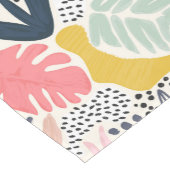 Farbenfrohe tropische Palmblättermuster Kurzer Tischläufer (Ecke)