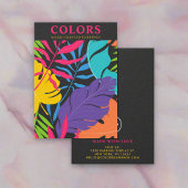 Farbenfrohe tropische Palmen Blätter Ohrringe Besi