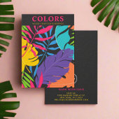 Farbenfrohe tropische Palmen Blätter Ohrringe Besi