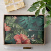 Farbenfrohe tropische Paradies Hawaii Aloha Blume Seidenpapier (Geschenk)