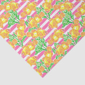 Farbenfrohe tropische Schildkrötenmuster Seidenpapier (Ausschnitt)