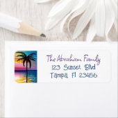 Farbenfrohe tropische Sonnenuntergangsreflektion (Insitu)