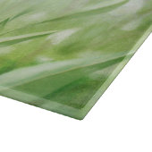 Farbenfrohe tropische Vögel Schwarz Gelb Grün Touc Schneidebrett (Ecke)