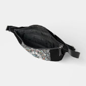 Farbenfrohe Tugboat Schwarz-Weiß Mandala Muster Bauchtasche (Offen)