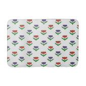 Farbenfrohe Tulip Bath Mat Badematte (Vorderseite)