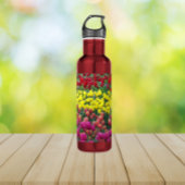 Farbenfrohe Tulip Garden Trinkflasche
