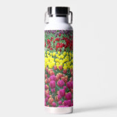 Farbenfrohe Tulip Garden Trinkflasche (Vorne)