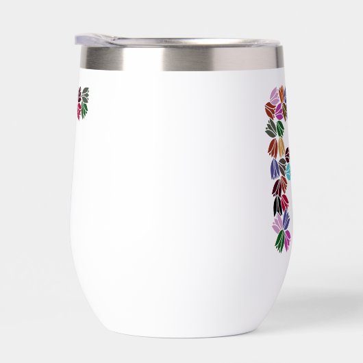 Farbenfrohe Tulip Lettered "F" (Rechts)