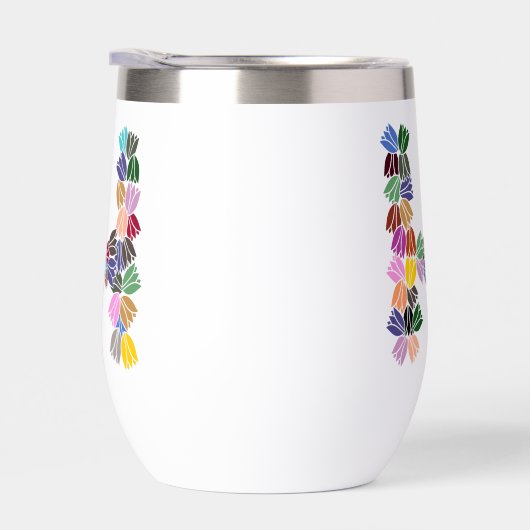 Farbenfrohe Tulip Lettered "H" (Rechts)