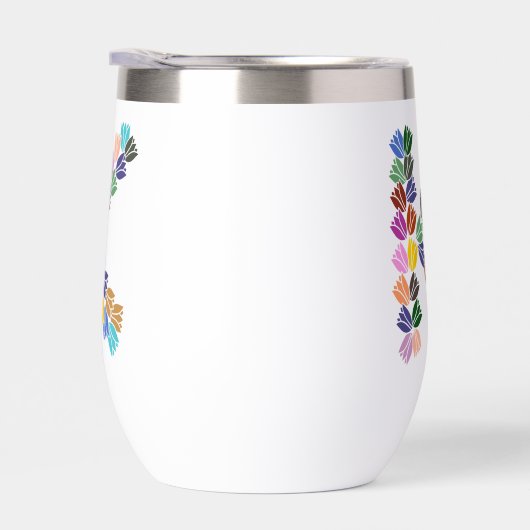 Farbenfrohe Tulip Lettered "K" (Rechts)