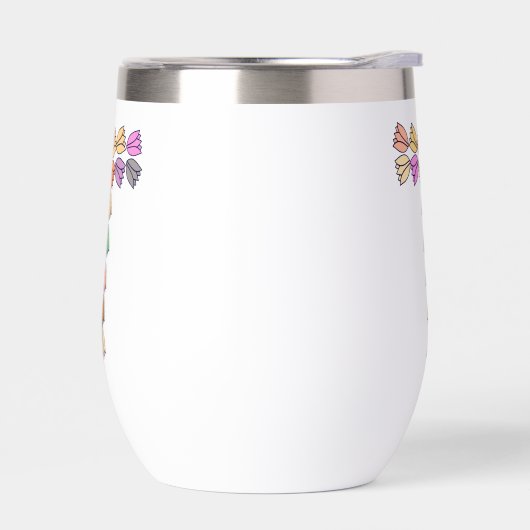 Farbenfrohe Tulip Lettered "T" (Links)