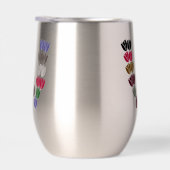 Farbenfrohe Tulip Lettered "W" (Rechts)