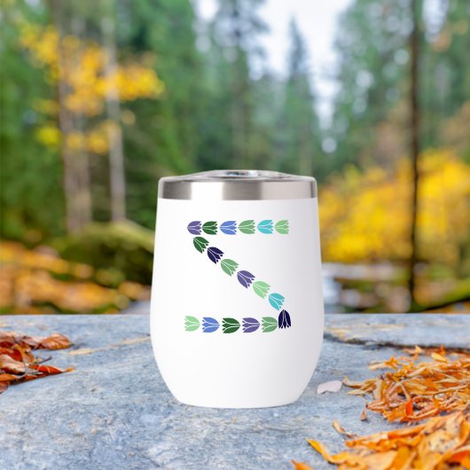 Farbenfrohe Tulip Lettered "Z" (Außenbereich (gedreht))