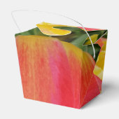 Farbenfrohe Tulip Take Out Gevor Box Geschenkschachtel (Rückseite)