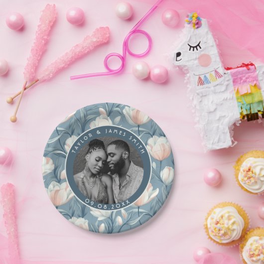 Farbenfrohe Tulip-Teller für Sommerhochzeiten Pappteller (Party)