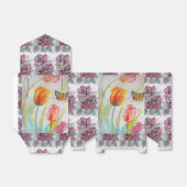 Farbenfrohe Tulip Wasserfarbe Party Take Gefallen  Geschenkschachtel (Ungefaltet)