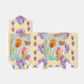 Farbenfrohe Tulip Wasserfarbe Party Take Gefallen  Geschenkschachtel (Ungefaltet)