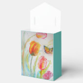 Farbenfrohe Tulip Wasserfarbe Party Take Gefallen  Geschenkschachtel (Geöffnet)