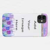 Farbenfrohe Tulips Case-Mate iPhone Hülle (Rückseite (Horizontal))