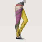 Farbenfrohe Tulips Field Legende Leggings (Rechts)