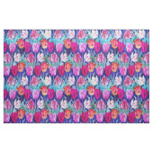 Farbenfrohe Tulips Muster Stoff (Fat Quarter (45,7 x 55,9 cm))
