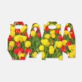 Farbenfrohe Tulissen Geschenkschachtel (Ungefaltet)