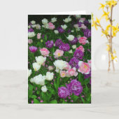 Farbenfrohe Tulissen Karte (Gelbe Blume)