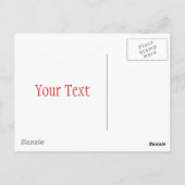 Farbenfrohe Tulissen Postkarte (Rückseite)