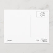 Farbenfrohe Tulissen Postkarte (Rückseite)