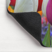 Farbenfrohe Tulpen Schönheit Mousepad (Ecke)