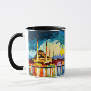 Farbenfrohe Türkei/Istanbul Souvenir Tasse