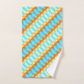 Farbenfrohe türkisblaue gelbe Farbe Badhandtuch Set (Handtuch)